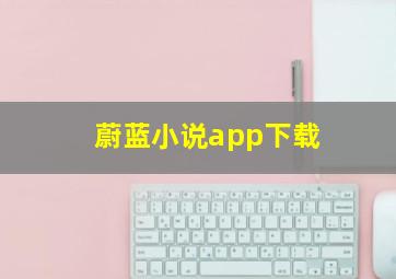 蔚蓝小说app下载